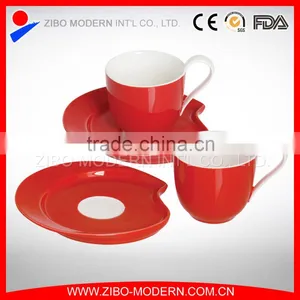 Mini Ceramic Cup and Saucer Coffee Cup Set Cup and Saucer thumbnail-1
