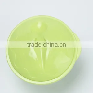 China Apply Microwaveable Baby Training Bowl Spoon With Short Handle thumbnail-5