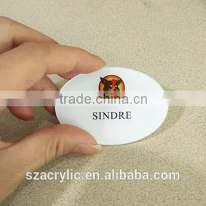 With Different Names Acrylic Name Badges thumbnail-2