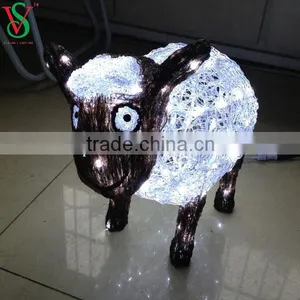 LED Christmas Sheep Sculpture Lighting thumbnail-6