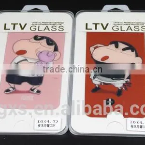 Doraemon and Crayon Shin-Chin Color Cartoon Pictures on the Glass Screen Protector for Iphone 6S thumbnail-2