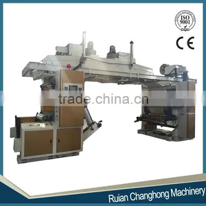 Changhong 4 Color Economic Central Drum Flexo Printing Machine thumbnail-1