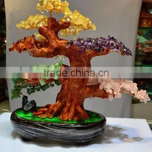 New Fashion Quartz Stone Crystal Sculpture Tree Shape thumbnail-4