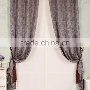 100% Polyester Fabric Jacquard Curtain Grommet Drapery thumbnail-5