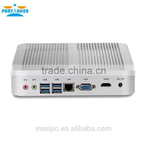 Partaker Haswell Intel Core i3 4010U Desktop Computer Mini PC Fanless NUC 4K HTPC With 8G RAM 320G HDD thumbnail-6