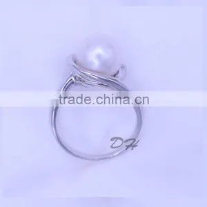 Fashion Jewelry 925 Silver Original Pearl Ring Wholesale thumbnail-2