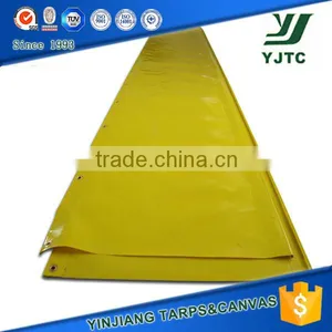 Yellow PVC Coated Tarpaulin Cover thumbnail-2