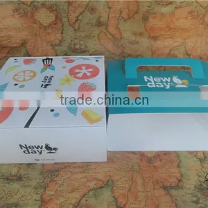Beautiful Design Paper Cake Box With Handle thumbnail-2