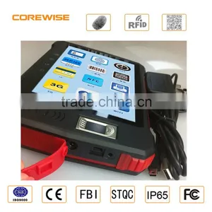 Android Rfid Rugged Tablet With Biometric Fingerprint Attendance Machine for Witness Transcripts Management thumbnail-6