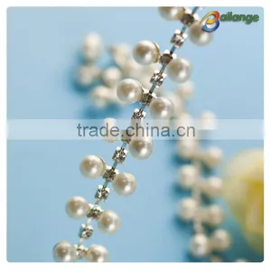2015 New Design Imitation Long Necklace Costume Pearl Jewelry for Women thumbnail-1