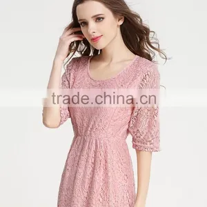 Elegant Lace Breastfeeding Party Dress Maternity Clothes Fashionable thumbnail-5
