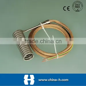 Water Immersion Electric Coil Heater Element High Accuracy Dual Temperature Thermometer Type K Thermocouple thumbnail-1