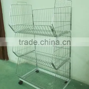 Chrome Metal Supermarket Display Hook thumbnail-1