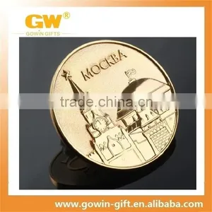 Custom Souvenir Gold Metal Coin thumbnail-1