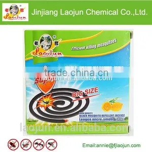 LAOJUN High Quality Raw Material Meperfluthrin Black Plant Fiber Mosquito Coil thumbnail-1