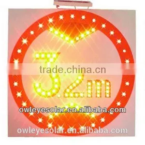 Cycle Solar Traffic Signs/aluminum Traffic Sign Board Cycle/solar Powered Portable Variable me thumbnail-5
