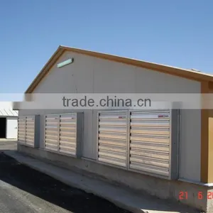 Export to Philippines Low Cost Corrugated Steel Panel Chicken House thumbnail-1