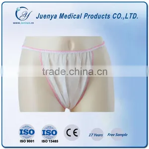 White Women Disposable Nonwoven Panties, G-string thumbnail-1