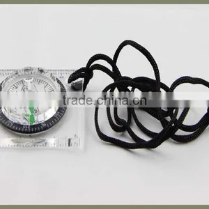Transparent White Color and Acrylic Plastic Case Material Military Compass thumbnail-2