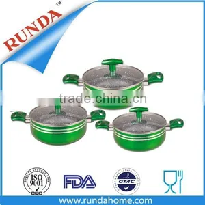 HOT SELLING Non-stick Metallic Pot Set thumbnail-2