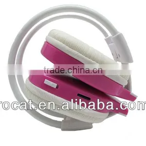 Portable Beautiful TF Card Bluetooth Headphone Speaker thumbnail-1