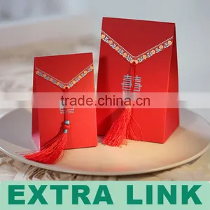 Luxury Lucky Red Candy Cookie Chocolate Food Use Paper Packaging Wedding Display Boxes thumbnail-6
