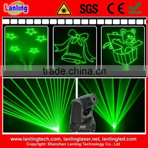 Green Mini Moving Head DMX Laser Disco Light thumbnail-1
