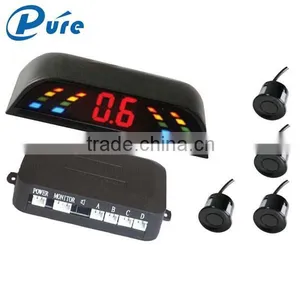 Beeper Parking Guidance System LED Monitor Kit Original Car Reverse Parking System 4 Sensors Radar System thumbnail-6
