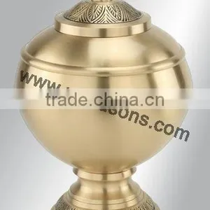 Hot Design Brass Metal Urns | Circular Base Urns | Floor Standing Urns thumbnail-3