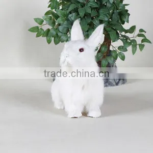 Handmade Real Fur Rabbit Animals Toy thumbnail-2