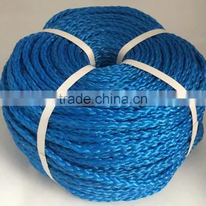 Blue Color 8mm PE 8 Strands Braided Rope, Hollow Braided Rope thumbnail-2