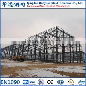 High Quality Steel Support Pefab Steel Structural Godown for Sale thumbnail-2