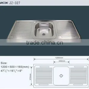 Sainless Steel Topmount Kitchen Sink thumbnail-1