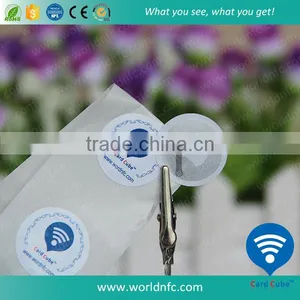 High Temperature Resistant MF Classic 1K PET Waterproof RFID Sticker thumbnail-3