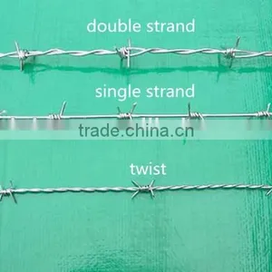 Cheap Galvanized Barbed Wire for Sale, Barbed Wire Price per Roll/ton thumbnail-2