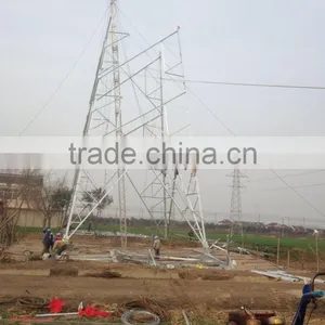 Inner-suspended Lattice Gin Pole Made With Aluminum Alloy For Erection Tower thumbnail-4
