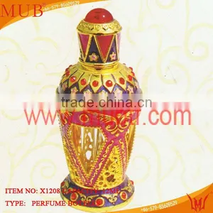 Middle East The Newest Golden Arabia Dammam Perfume Bottle thumbnail-1