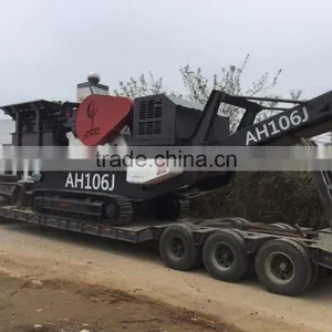 Crawler-type Mobile Jaw Crushing Station for Crushing Vaious Mines and Rocks,AH-96-J Factory Sale thumbnail-2