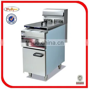 Hot Sale Electric 3-tank Fryer (3-Basket)(Freestanding Type) DF-26-3(0086-13632272289) thumbnail-4