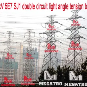 MEGATRO 500kV 5E7 SJ1 Double Circuit Light Angle Tension Tower thumbnail-3