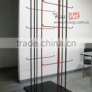 Red Metal Hanging Bag Display Stand thumbnail-3