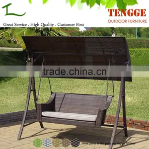 All Weather Rattan Hanging Bed Outdoor Furniture thumbnail-1