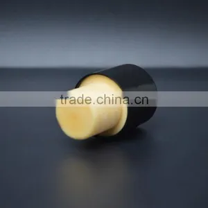 Black Plastic Cap With Synthestic Cork Tall Cork for Glass Bottle T-shape Cork thumbnail-3