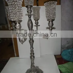 Hot Sale! 5 Heads Crystal Votive Candle Holder & New Designs Candelabra thumbnail-2