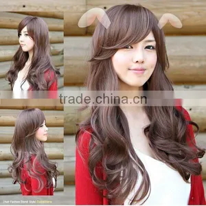 Wholesale High Quality Fasion for Girls/women Wigs Long Wave Hair Wigs for Girls thumbnail-2