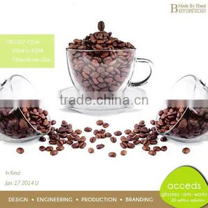 Custom Various Designed Hand-Made Coffee Double Wall Cup thumbnail-1
