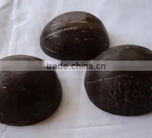Natural Polished Coconut Shell Candle Holder thumbnail-1