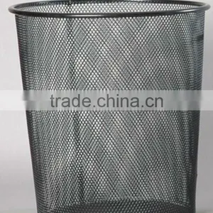 Wire Mesh Round Waste Bin -Middle thumbnail-1