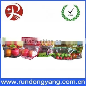PE OPP LDPE Plastic Slider Zipper Zip Lock Fruit Protection Packaging Bag thumbnail-1