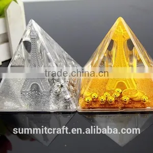 Pyramid Shape Unique Eiffel Tower Pen Holder Premium Gift thumbnail-4